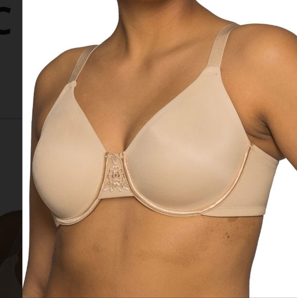 Vanity Fair Plus Size Neutral Back Smoothing Minimizer 40C Underwire Bra - Picture 1 of 1
